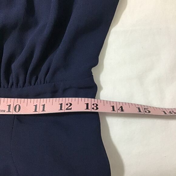 LULU'S S Blue All My Life V-Neck Side Slit Long Puff Sleeve Maxi Dress NEW B102 - Picture 7 of 10